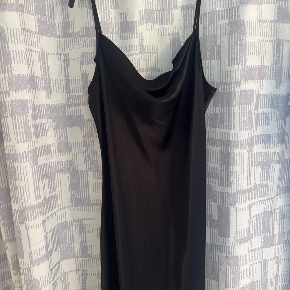 Bebe Elegant Black Slip Dress